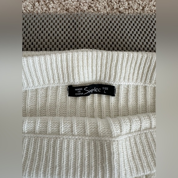 Simplee Women's Knitted Skirt and Blouse with Belt Two Pieces Skirt Set - Picture 11 of 14